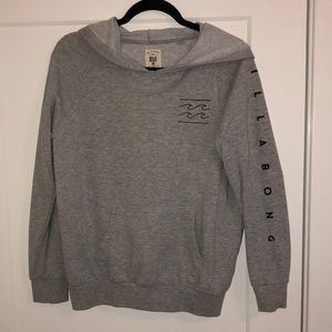 gray billabong hoodie